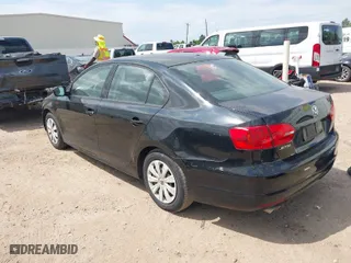 2014 Volkswagen Jetta Sedan S with VIN 3VW2K7AJ8EM384176, listed as a IAAI auction lot 42061413 with 132,474 mi miles. Bid and sale history available at carsss.com. Image 3.