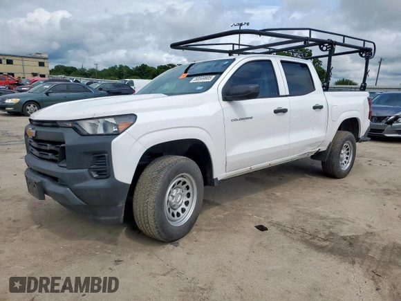 2024 Chevrolet Colorado 2WD Work Truck with VIN 1GCGSBEC2R1107923, listed as a Copart auction lot 58569805 with 32,419 mi miles and Salvage title. Bid and sale history available at DreamBid. Image 1.