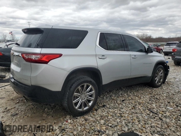 2020 Chevrolet Traverse LS with VIN 1GNERFKW7LJ101140, listed as a Copart auction lot 51999895 with 157,335 mi miles and Clean Title. Bid and sale history available at carsss.com. Image 3.
