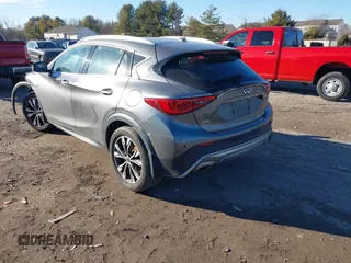 2018 Infiniti QX30 Premium with VIN SJKCH5CR5JA055906, listed as a IAAI auction lot 41336852 with 106,808 mi miles and . Bid and sale history available at DreamBid. Image 3.