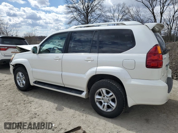 2006 Lexus GX 470 z VIN JTJBT20X160098938, wystawiony jako Copart lot #50450275 z przebiegiem 153 513 mil mil oraz Szkody całkowita. Historia ofert i sprzedaży dostępna na DreamBid. Obrazek 2.