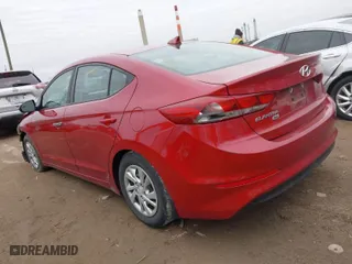 2017 Hyundai Elantra SE with VIN KMHD74LF4HU074705, listed as a IAAI auction lot 41751982 with 122,663 mi miles. Bid and sale history available at carsss.com. Image 3.