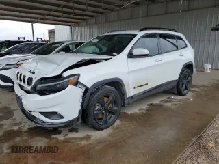 2021 Jeep Cherokee Altitude with VIN 1C4PJLLBXMD189510, listed as a Copart auction lot 46495355 with 105,293 mi miles and Salvage Title. Bid and sale history available at carsss.com. Image 1.