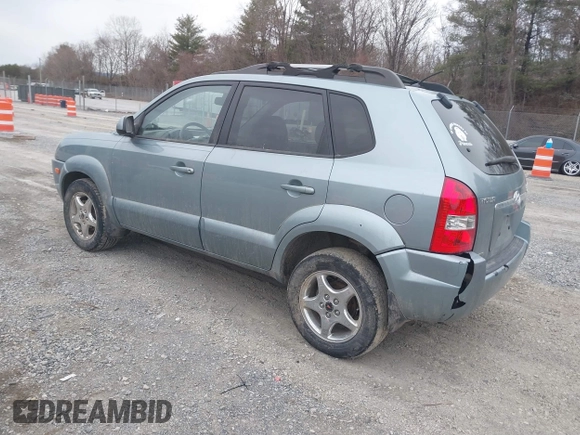 2007 Hyundai Tucson SE with VIN KM8JN12D27U606152, listed as a IAAI auction lot 41465051 with 141,478 mi miles. Bid and sale history available at carsss.com. Image 3.