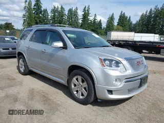 2012 GMC Acadia Denali with VIN 1GKKVTED3CJ321511, listed as a IAAI auction lot 42555102 with 160,857 mi miles and . Bid and sale history available at DreamBid. Image 1.