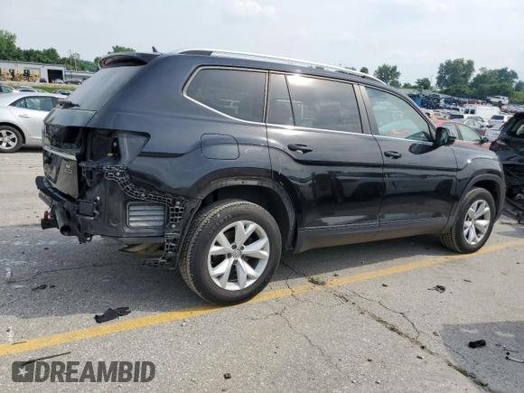 2019 Volkswagen Atlas SE with VIN 1V2UR2CA6KC510456, listed as a Copart auction lot 61210805 with 100,359 mi miles and Salvage title. Bid and sale history available at DreamBid. Image 3.