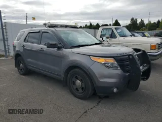 2013 Ford Utility Police Interceptor with VIN 1FM5K8AR0DGA89928, listed as a Copart auction lot 71360004 with 194,209 mi miles and Salvage Title. Bid and sale history available at carsss.com. Image 4.