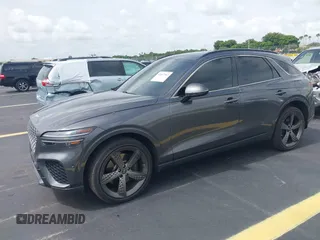 2023 Genesis GV70 2.5T with VIN KMUMADTBXPU094777, listed as a IAAI auction lot 42447363 with 31,683 mi miles and . Bid and sale history available at DreamBid. Image 2.