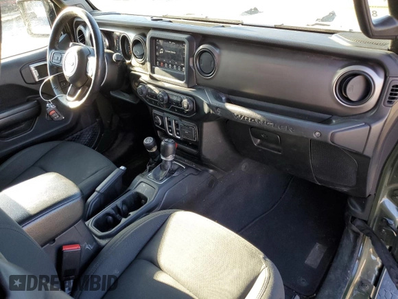 2021 Jeep Wrangler 80th Anniversary with VIN 1C4HJXAG7MW572013, listed as a Copart auction lot 48719175 with 72,133 mi miles and Salvage title. Bid and sale history available at DreamBid. Image 8.