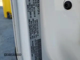 2022 Ram ProMaster City Cargo Tradesman with VIN ZFBHRFAB8N6Y14237, listed as a Copart auction lot 75547593 with 12,197 mi miles and . Bid and sale history available at DreamBid. Image 14.