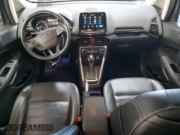 2019 Ford EcoSport Titanium with VIN MAJ6S3KL9KC285706, listed as a Copart auction lot 54191865 with 57,124 mi miles and Salvage Title. Bid and sale history available at DreamBid. Image 8.