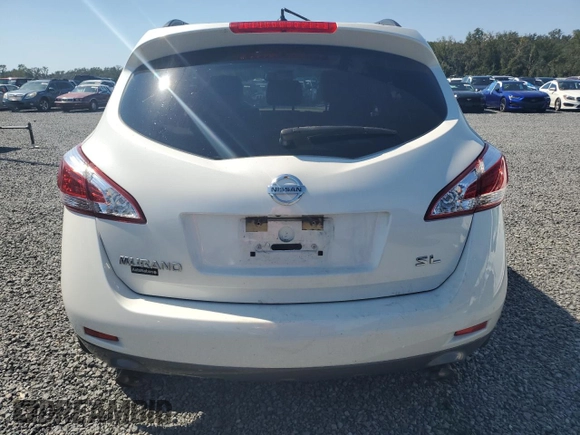 2014 Nissan Murano SV with VIN JN8AZ1MU5EW415613, listed as a Copart auction lot 75419704 with 0 mi miles and Salvage Title. Bid and sale history available at carsss.com. Image 6.