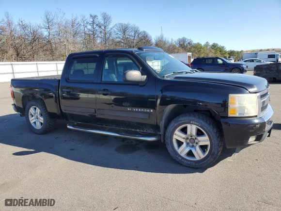 2008 Chevrolet Silverado 1500 LTZ with VIN 3GCEK13J58G296862, listed as a Copart auction lot 51305105 with 197,197 mi miles and Clean Title. Bid and sale history available at carsss.com. Image 4.