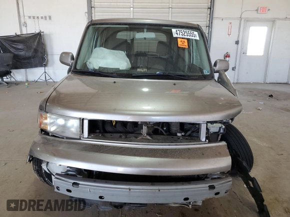2006 Scion xB with VIN JTLKT324864042777, listed as a Copart auction lot 47525555 with 0 mi miles and Salvage Title. Bid and sale history available at carsss.com. Image 5.