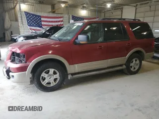2005 Ford Expedition Eddie Bauer z VIN 1FMFU18535LA64541, wystawiony jako Copart lot #50811075 z przebiegiem 216 979 mil mil oraz Szkoda całkowita • Salvage title. Historia ofert i sprzedaży dostępna na DreamBid. Obrazek 1.