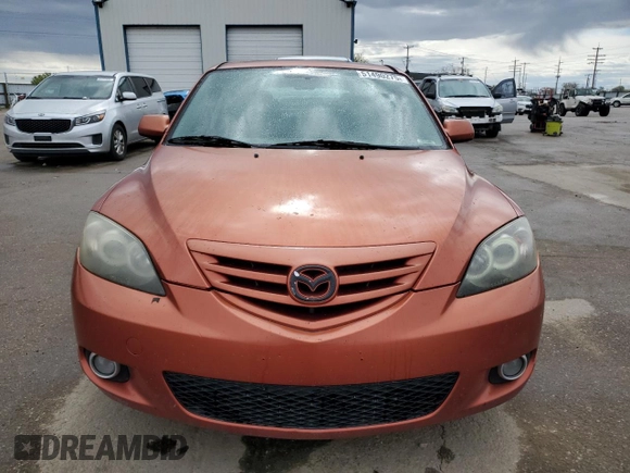 2005 Mazda 3 s with VIN JM1BK343351233932, listed as a Copart auction lot 51490275 with 211,731 mi miles and Salvage Title. Bid and sale history available at carsss.com. Image 5.