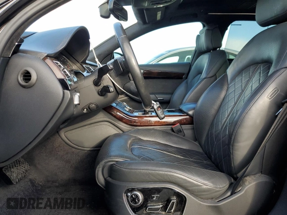 2016 Audi A8 Sport with VIN WAU43AFD3GN010024, listed as a Copart auction lot 47656285 with 88,264 mi miles and Salvage title. Bid and sale history available at DreamBid. Image 7.