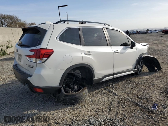 2021 Subaru Forester Touring with VIN JF2SKAXC2MH560457, listed as a Copart auction lot 45674275 with 95,582 mi miles and Salvage Title. Bid and sale history available at carsss.com. Image 3.