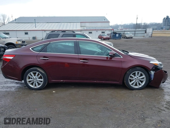 2015 Toyota Avalon Limited with VIN 4T1BK1EB8FU160935, listed as a IAAI auction lot 41487381 with 105,273 mi miles and . Bid and sale history available at DreamBid. Image 13.