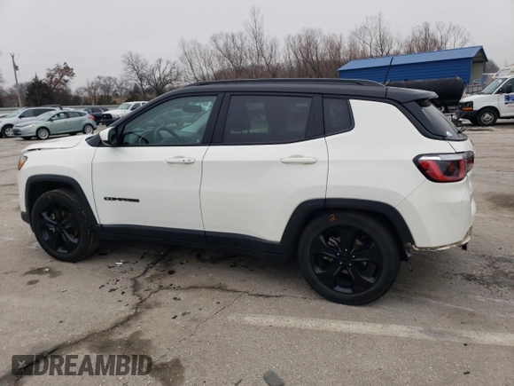 2019 Jeep Compass Altitude with VIN 3C4NJCBB0KT699431, listed as a Copart auction lot 43756685 with 94,738 mi miles and Salvage Title. Bid and sale history available at carsss.com. Image 2.