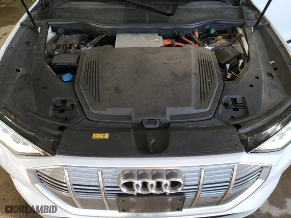 2021 Audi e-tron Premium with VIN WA1AABGE5MB005200, listed as a Copart auction lot 73297844 with 28,894 mi miles and Salvage Title. Bid and sale history available at carsss.com. Image 14.