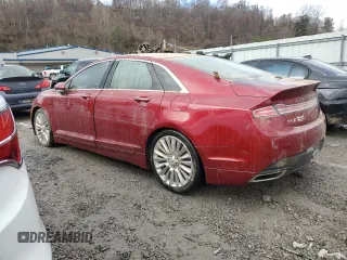 2014 Lincoln MKZ with VIN 3LN6L2GK2ER831507, listed as a Copart auction lot 47842545 with Not Provided miles and Salvage Title. Bid and sale history available at DreamBid. Image 2.