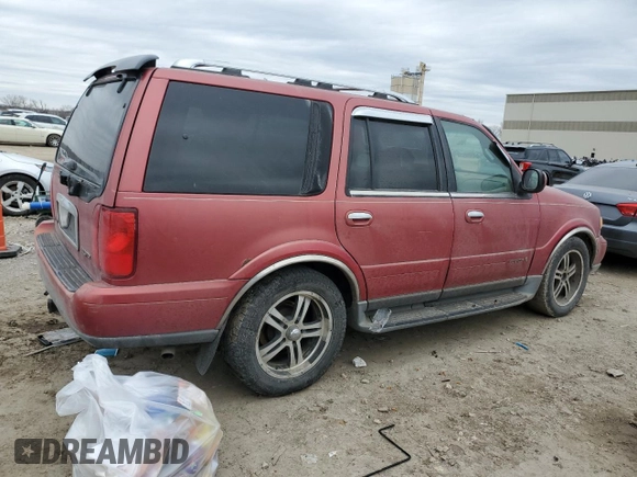 2001 Lincoln Navigator with VIN 5LMEU27R81LJ23306, listed as a Copart auction lot 44367495 with 220,225 mi miles and Salvage title. Bid and sale history available at DreamBid. Image 3.