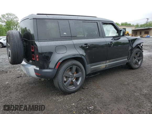 2020 Land Rover Defender HSE with VIN SALE9EEU8L2014797, listed as a Copart auction lot 60465465 with 43,427 mi miles and Salvage title. Bid and sale history available at DreamBid. Image 3.