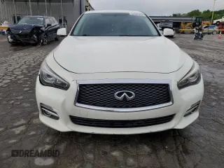 2015 Infiniti Q50 with VIN JN1BV7AP7FM356450, listed as a Copart auction lot 54594765 with 136,096 mi miles and Salvage title. Bid and sale history available at DreamBid. Image 5.