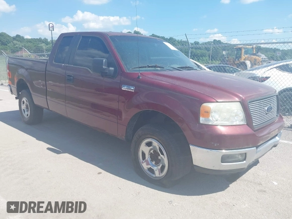 2005 Ford F-150 XLT with VIN 1FTPX14555NA66043, listed as a IAAI auction lot 42641503 with Not provided miles and . Bid and sale history available at DreamBid. Image 1.