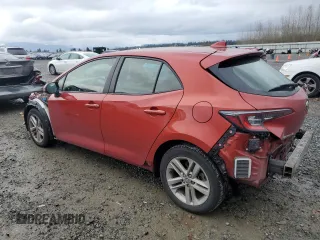 2019 Toyota Corolla Hatchback SE with VIN JTNK4RBE3K3042024, listed as a Copart auction lot 80645314 with 46,186 mi miles and Salvage Title. Bid and sale history available at carsss.com. Image 2.