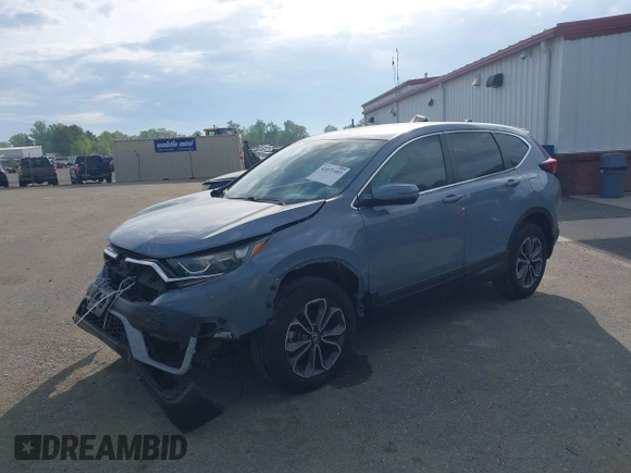 2020 Honda CR-V EX with VIN 7FARW2H51LE007051, listed as a IAAI auction lot 42071483 with 53,032 mi miles and . Bid and sale history available at DreamBid. Image 2.