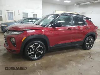 2023 Chevrolet TrailBlazer RS with VIN KL79MUSL0PB036275, listed as a Copart auction lot 46578245 with 26,879 mi miles and Salvage Title. Bid and sale history available at DreamBid. Image 1.