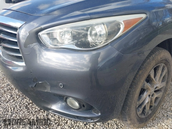 2013 Infiniti JX35 with VIN 5N1AL0MM3DC335827, listed as a IAAI auction lot 42038972 with 137,286 mi miles and . Bid and sale history available at DreamBid. Image 14.