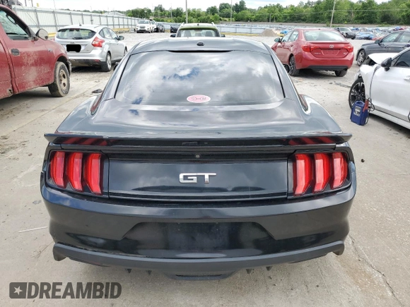 2015 Ford Mustang GT with VIN 1FA6P8CF7F5317859, listed as a Copart auction lot 57721495 with 125,668 mi miles and Salvage title. Bid and sale history available at DreamBid. Image 6.