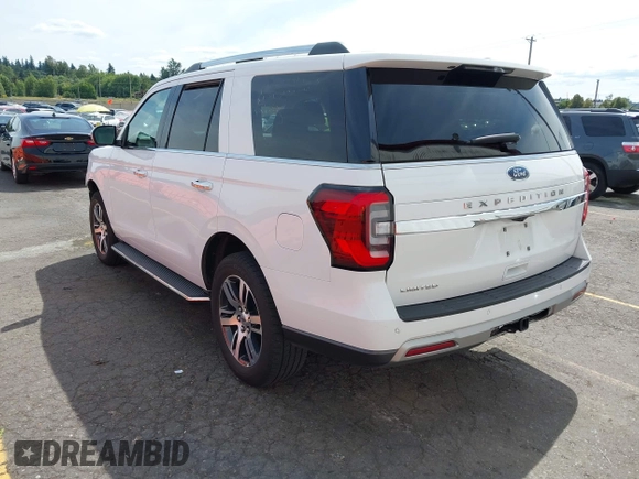 2023 Ford Expedition Limited z VIN 1FMJU2A86PEA53268, wystawiony jako IAAI lot #42555489 z przebiegiem 41 260 mil mil oraz . Historia ofert i sprzedaży dostępna na DreamBid. Obrazek 3.