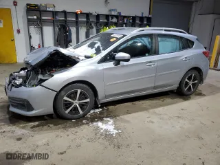 2020 Subaru Impreza Premium with VIN 4S3GTAV62L3716572, listed as a Copart auction lot 43205965 with 0 mi miles and Salvage Title. Bid and sale history available at carsss.com. Image 1.