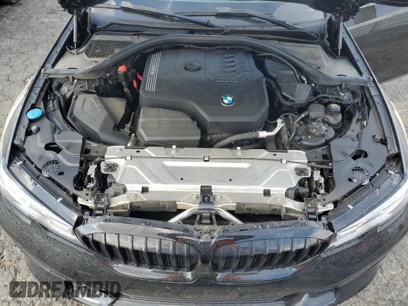 2020 BMW 3 Series 330i with VIN 3MW5R1J08L8B32611, listed as a Copart auction lot 50619825 with 22,277 mi miles and Salvage Title. Bid and sale history available at carsss.com. Image 11.