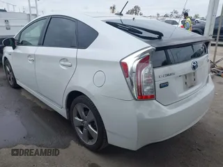 2013 Toyota Prius One with VIN JTDKN3DU0D5607615, listed as a IAAI auction lot 42049686 with 173,225 mi miles. Bid and sale history available at carsss.com. Image 3.
