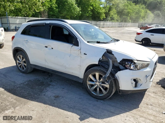 2013 Mitsubishi Outlander Sport LE with VIN 4A4AR5AU6DE023308, listed as a Copart auction lot 56216734 with 252,914 mi miles and Salvage Title. Bid and sale history available at carsss.com. Image 4.