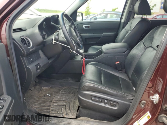2013 Honda Pilot EX-L with VIN 5FNYF4H59DB049519, listed as a Copart auction lot 61036195 with 119,253 mi miles and Non repairable. Bid and sale history available at DreamBid. Image 7.