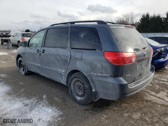 2009 Toyota Sienna CE with VIN 5TDZK23C89S246713, listed as a Copart auction lot 88325975 with 282,494 mi miles and Salvage Title. Bid and sale history available at carsss.com. Image 2.