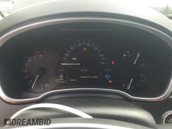 2013 Cadillac SRX Performance Collection with VIN 3GYFNDE33DS555717, listed as a Copart auction lot 53308195 with 125,528 mi miles and Salvage Title. Bid and sale history available at carsss.com. Image 9.