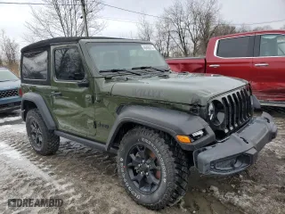 2020 Jeep Wrangler Sport S with VIN 1C4GJXAG8LW285550, listed as a Copart auction lot 46400075 with 24,388 mi miles and Salvage Title. Bid and sale history available at carsss.com. Image 4.