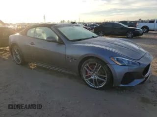 2019 Maserati GranTurismo Convertible Sport with VIN ZAM45VMAXK0345294, listed as a Copart auction lot 87827585 with 0 mi miles and Non Repairable. Bid and sale history available at carsss.com. Image 4.