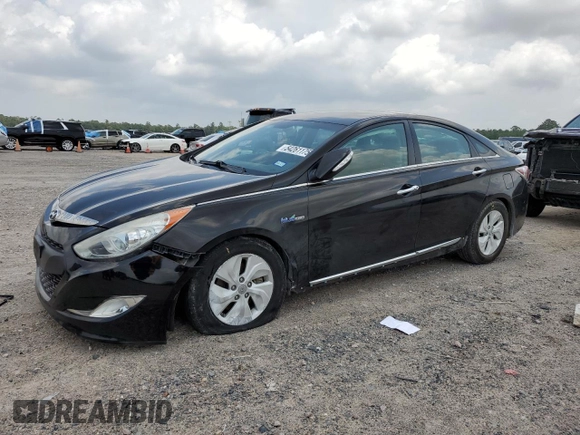 2013 Hyundai Sonata with VIN KMHEC4A46DA077537, listed as a Copart auction lot 54261175 with 125,807 mi miles and Salvage Title. Bid and sale history available at carsss.com. Image 1.