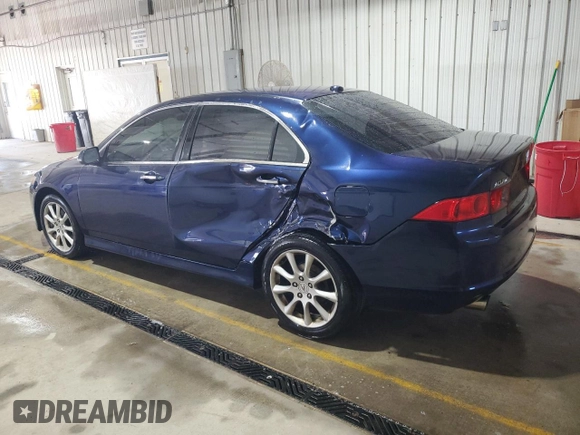 2006 Acura TSX with VIN JH4CL96886C020573, listed as a Copart auction lot 63776675 with 232,448 mi miles and Salvage title. Bid and sale history available at DreamBid. Image 2.