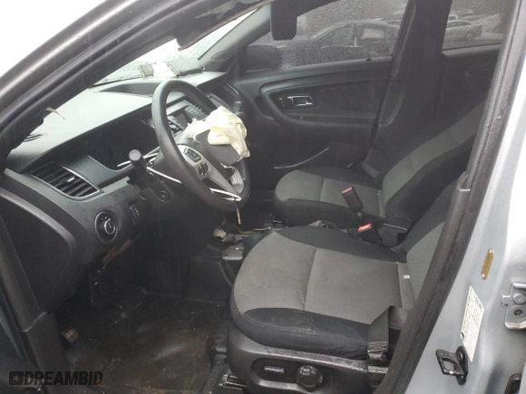 2014 Ford Sedan Police Interceptor with VIN 1FAHP2MK3EG122362, listed as a Copart auction lot 43003425 with 195,663 mi miles and Salvage Title. Bid and sale history available at carsss.com. Image 7.