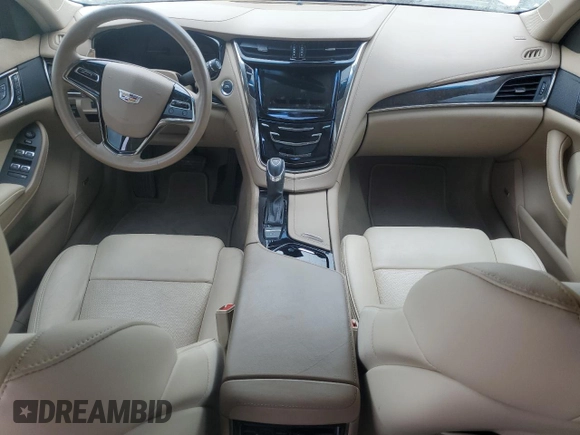 2016 Cadillac CTS Luxury Collection RWD with VIN 1G6AR5SX5G0120942, listed as a Copart auction lot 44390635 with 27,177 mi miles and Salvage Title. Bid and sale history available at DreamBid. Image 8.
