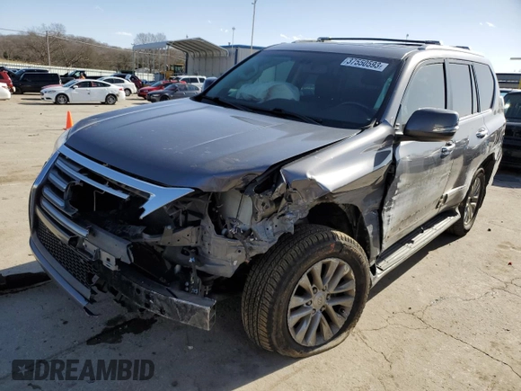 2017 Lexus GX with VIN JTJBM7FX2H5161116, listed as a Copart auction lot 37550593 with 44,015 mi miles. Bid and sale history available at carsss.com. Image 1.